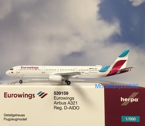 Herpa wings 500 - airbus, a321